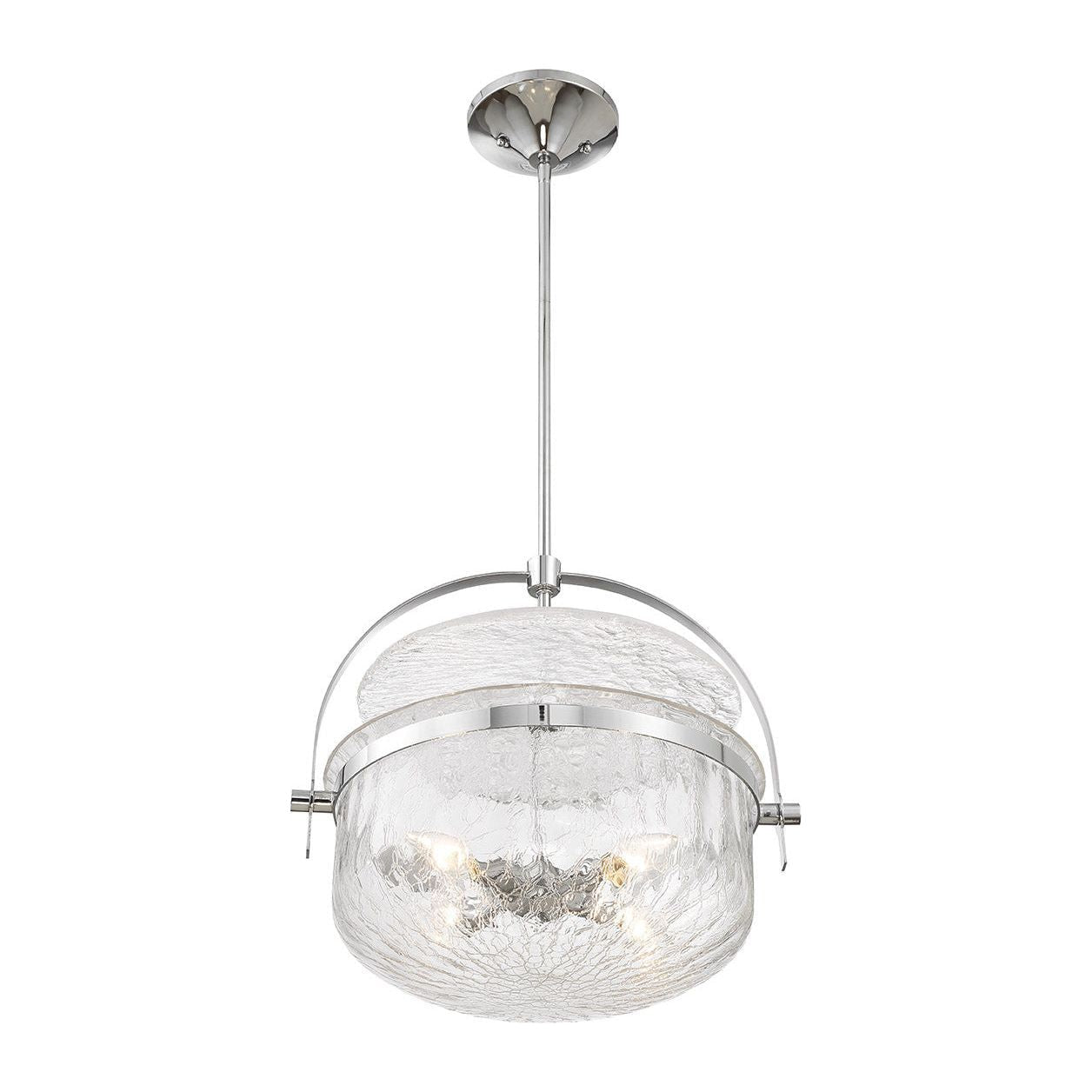 Denmar 4-Light Convertible Semi Flush / Pendant