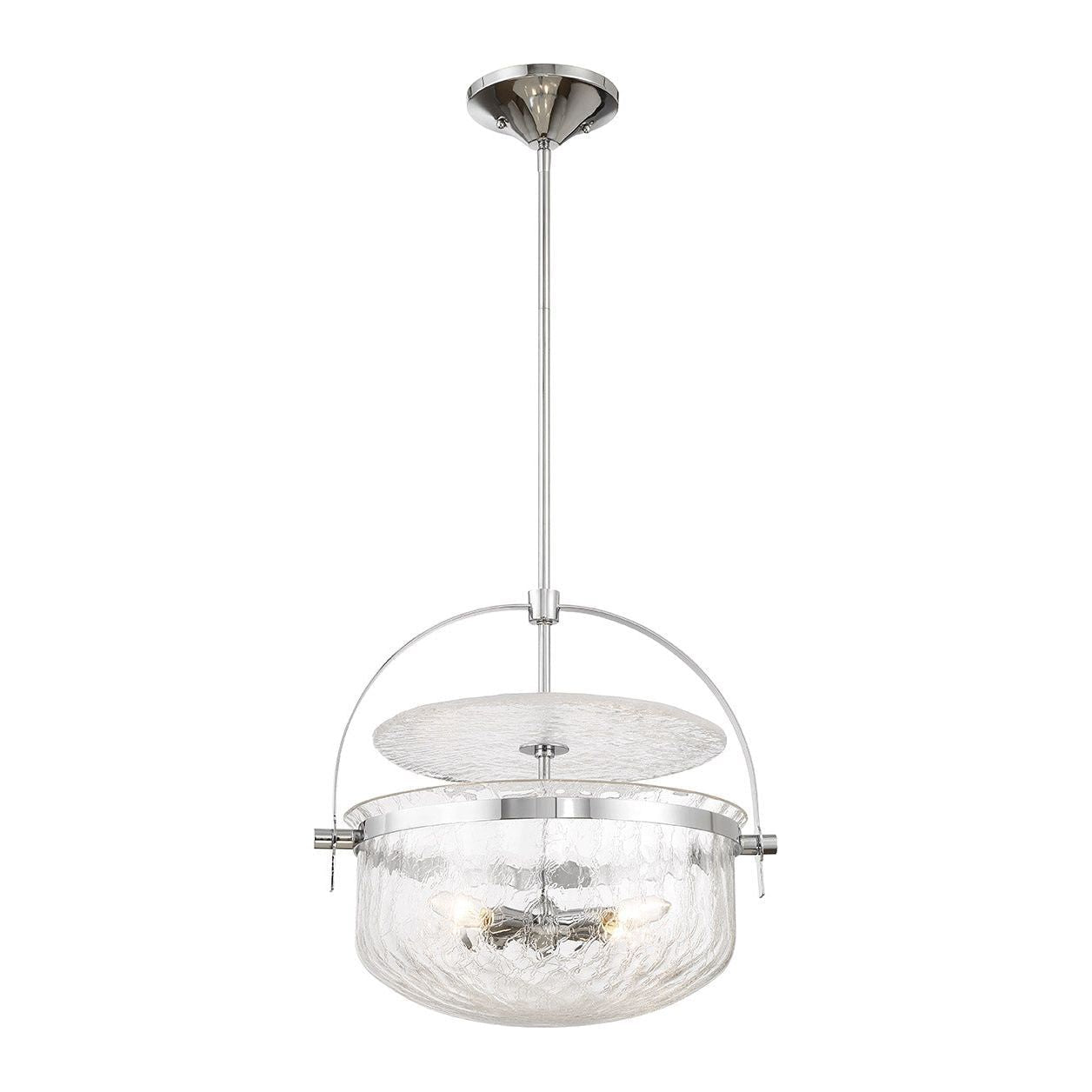 Denmar 4-Light Convertible Semi Flush / Pendant