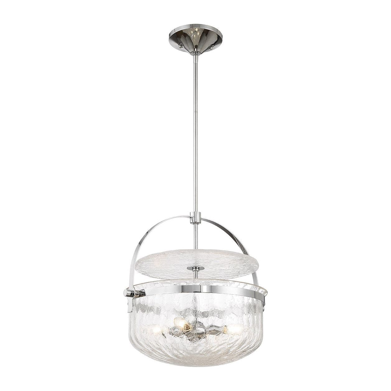 Denmar 4-Light Convertible Semi Flush / Pendant