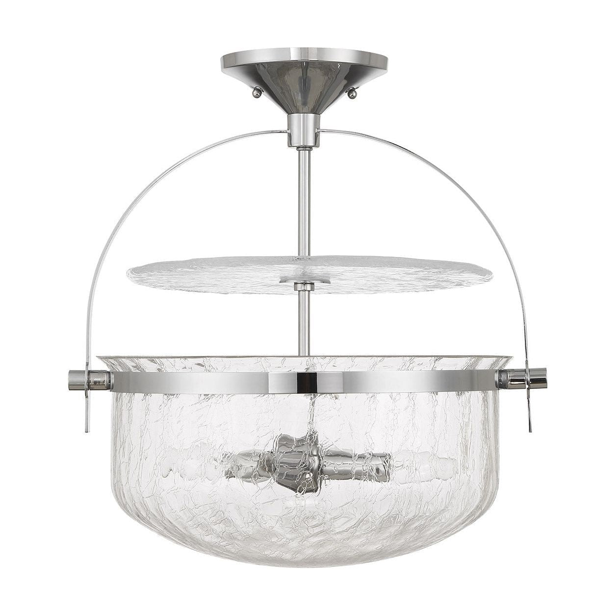 Denmar 4-Light Convertible Semi Flush / Pendant