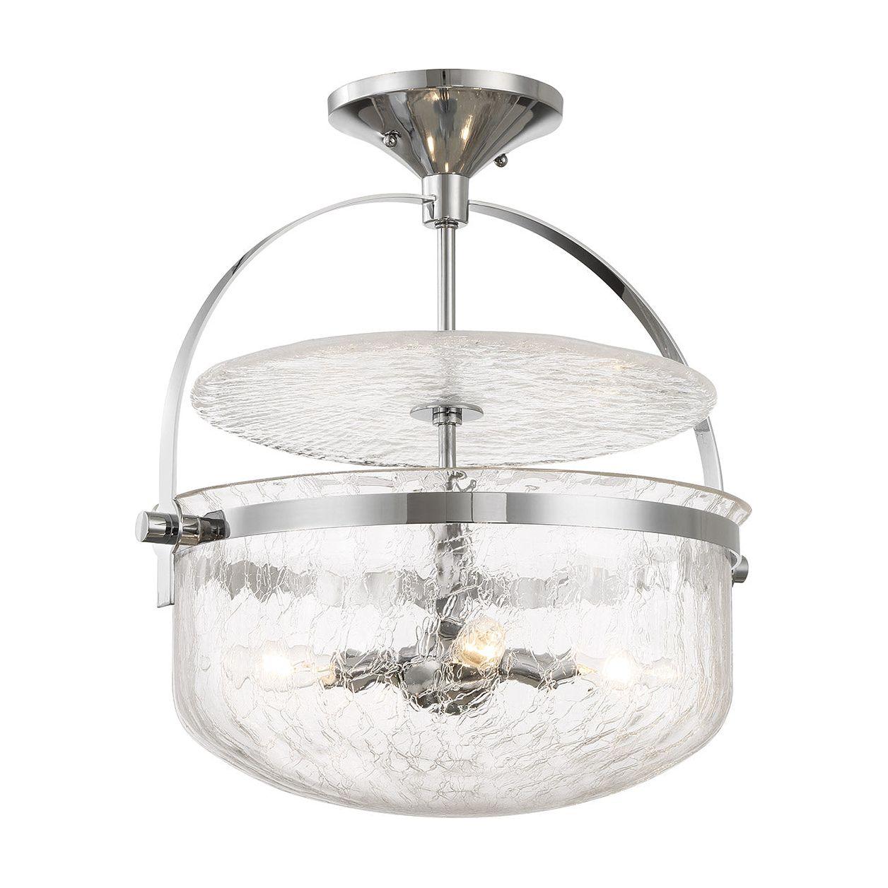 Denmar 4-Light Convertible Semi Flush / Pendant