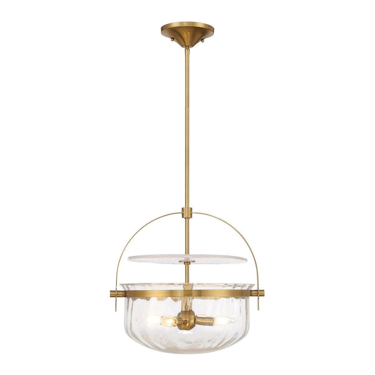 Denmar 4-Light Convertible Semi Flush / Pendant