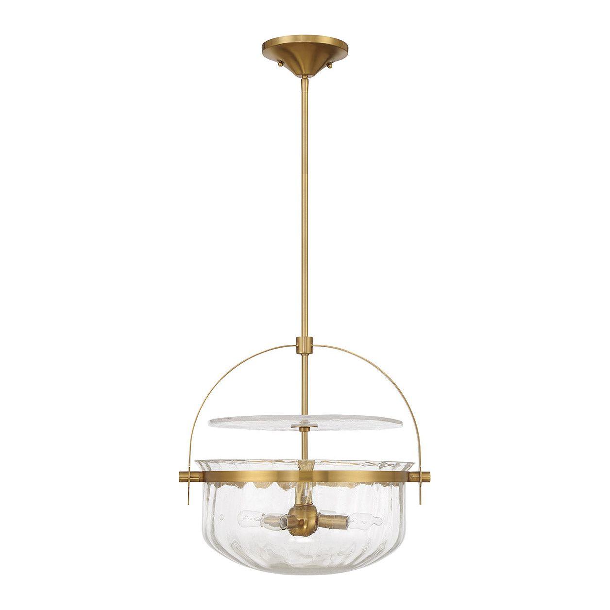 Denmar 4-Light Convertible Semi Flush / Pendant