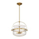 Denmar 4-Light Convertible Semi Flush / Pendant