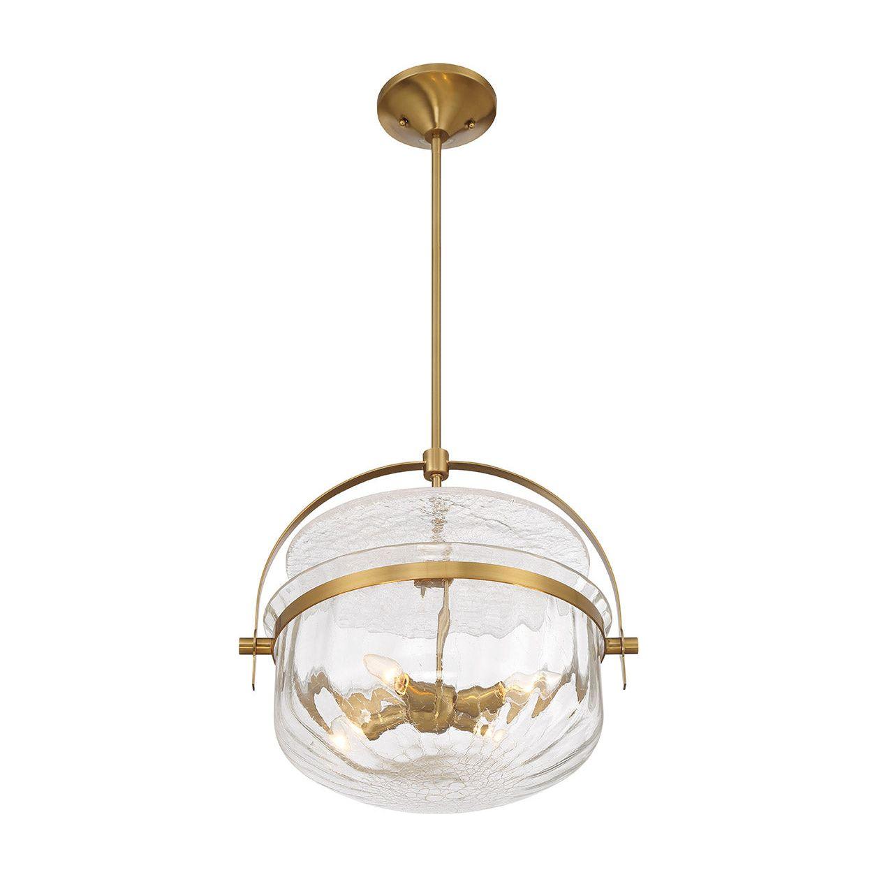 Denmar 4-Light Convertible Semi Flush / Pendant