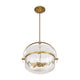 Denmar 4-Light Convertible Semi Flush / Pendant