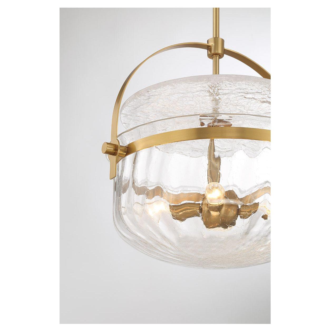 Denmar 4-Light Convertible Semi Flush / Pendant