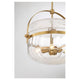 Denmar 4-Light Convertible Semi Flush / Pendant