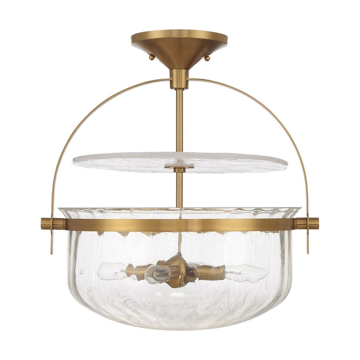 Denmar 4-Light Convertible Semi Flush / Pendant