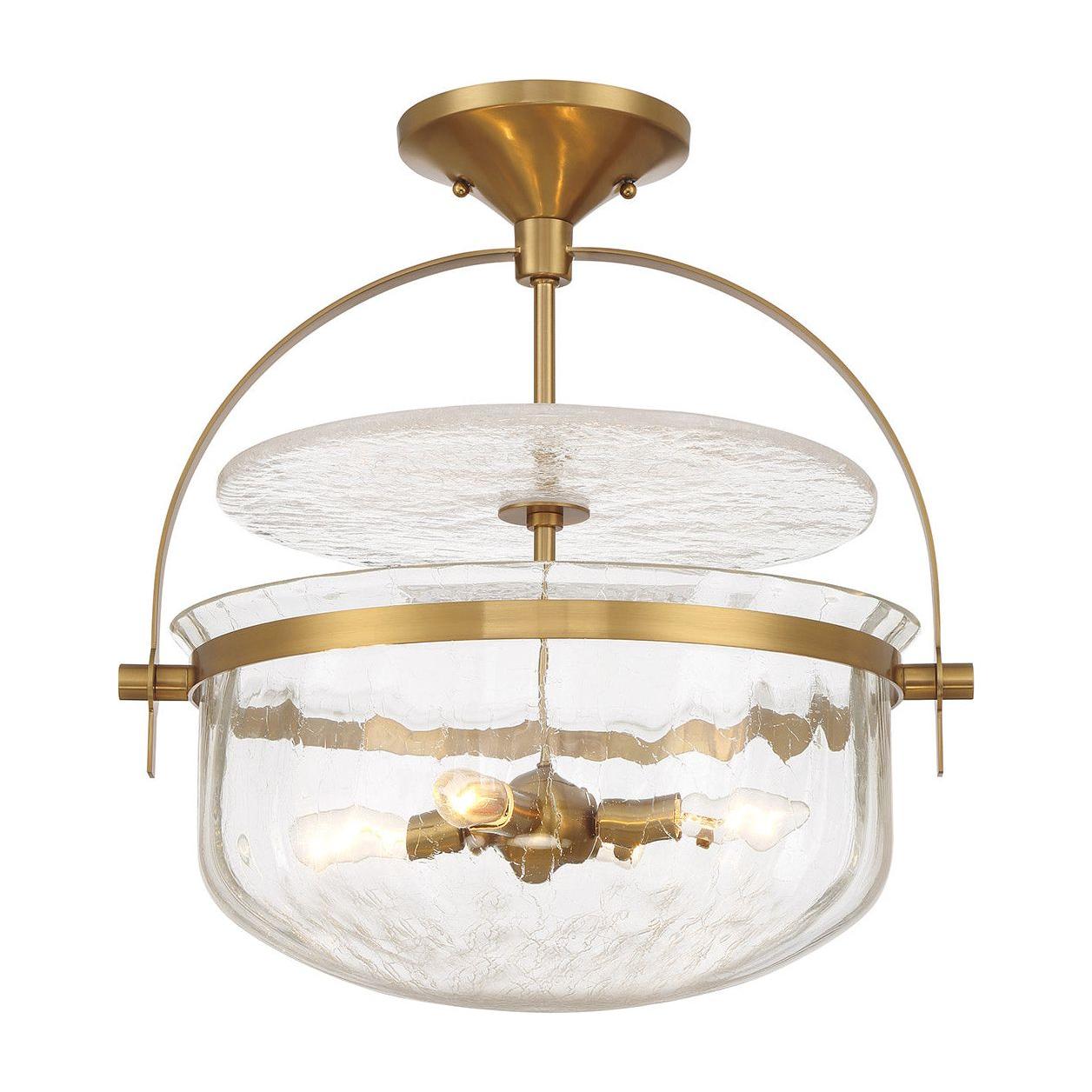 Denmar 4-Light Convertible Semi Flush / Pendant