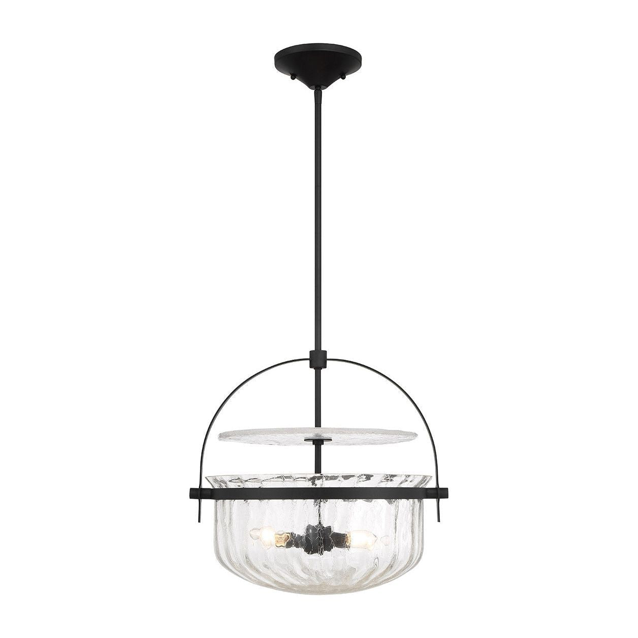 Denmar 4-Light Convertible Semi Flush / Pendant