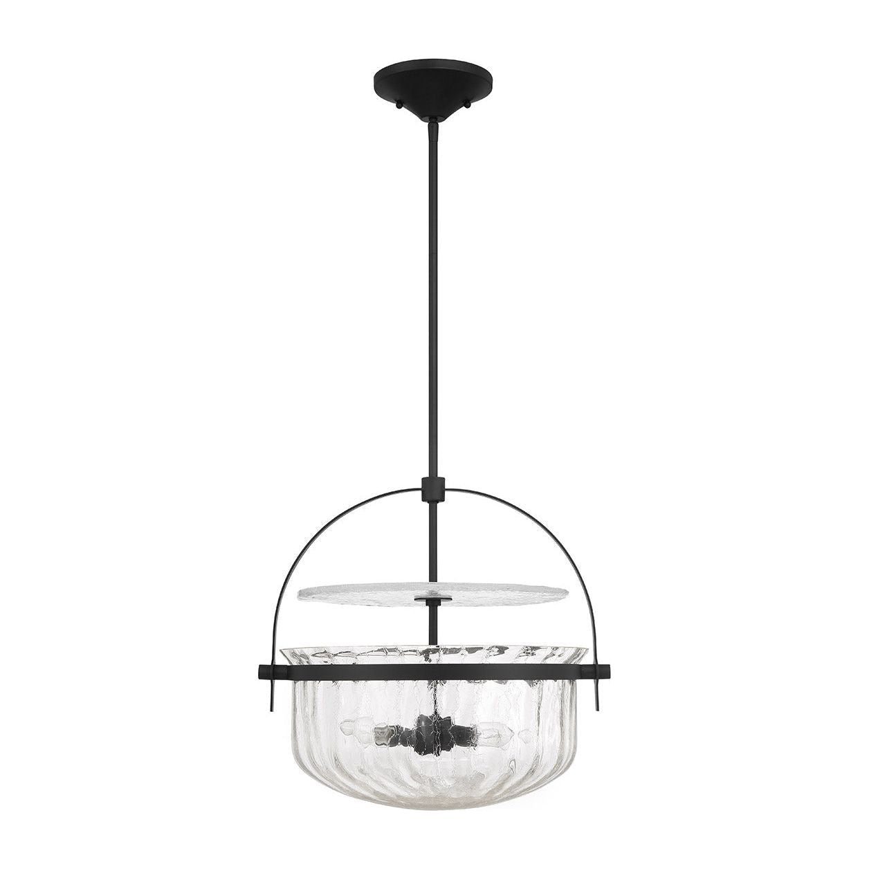 Denmar 4-Light Convertible Semi Flush / Pendant