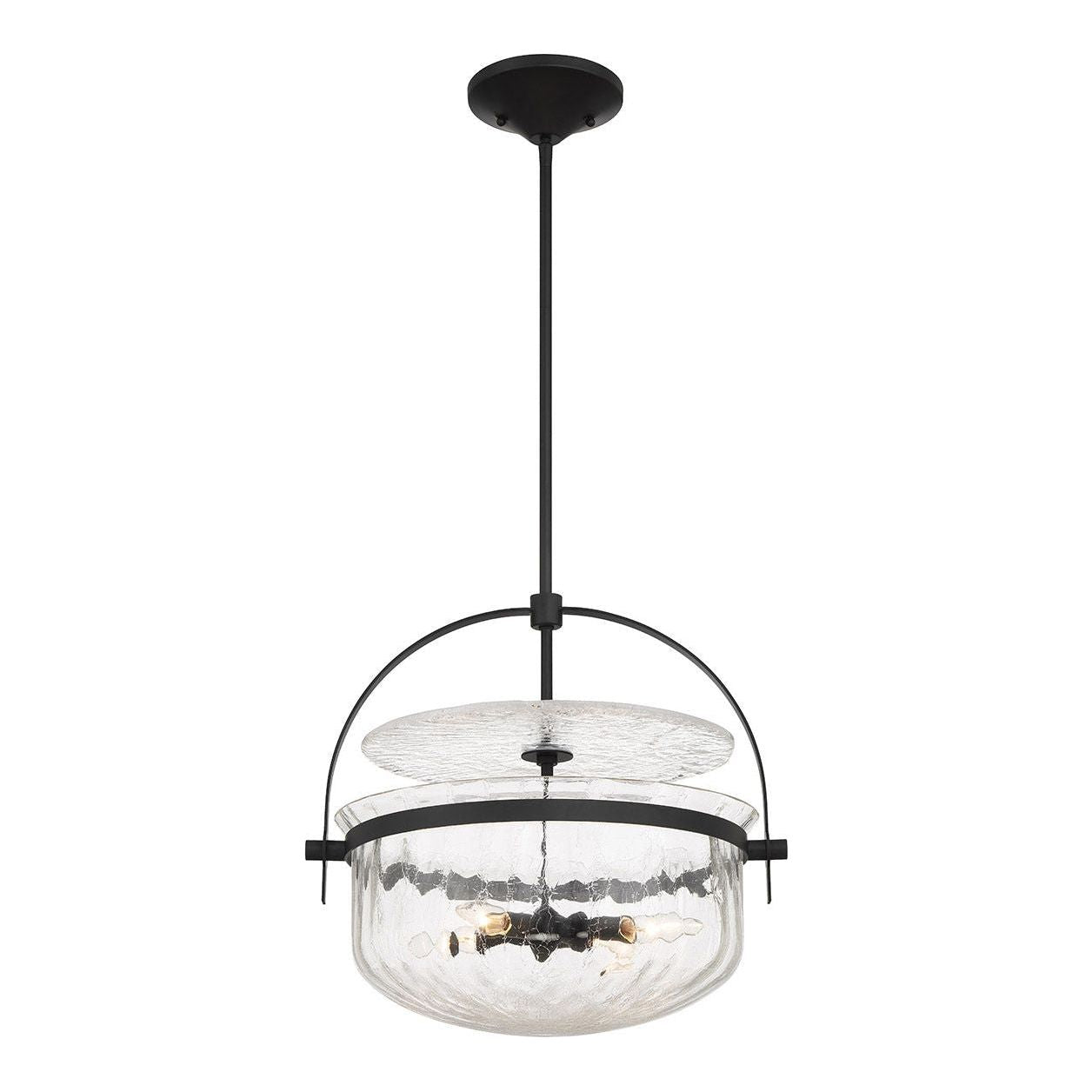 Denmar 4-Light Convertible Semi Flush / Pendant