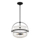 Denmar 4-Light Convertible Semi Flush / Pendant
