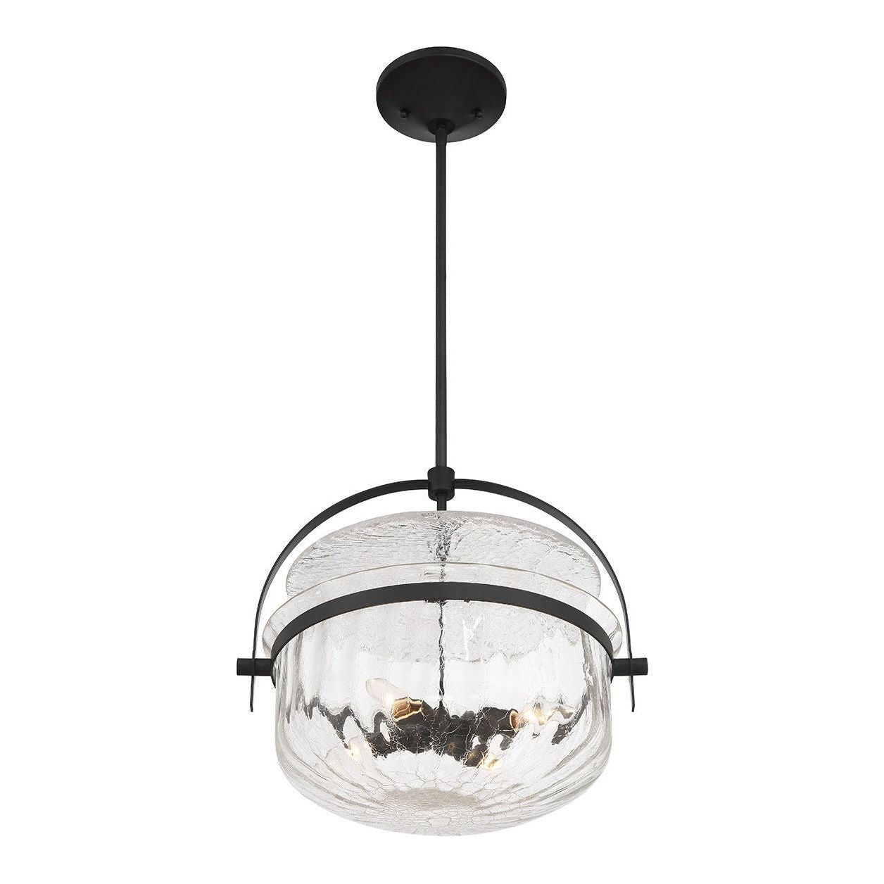 Denmar 4-Light Convertible Semi Flush / Pendant