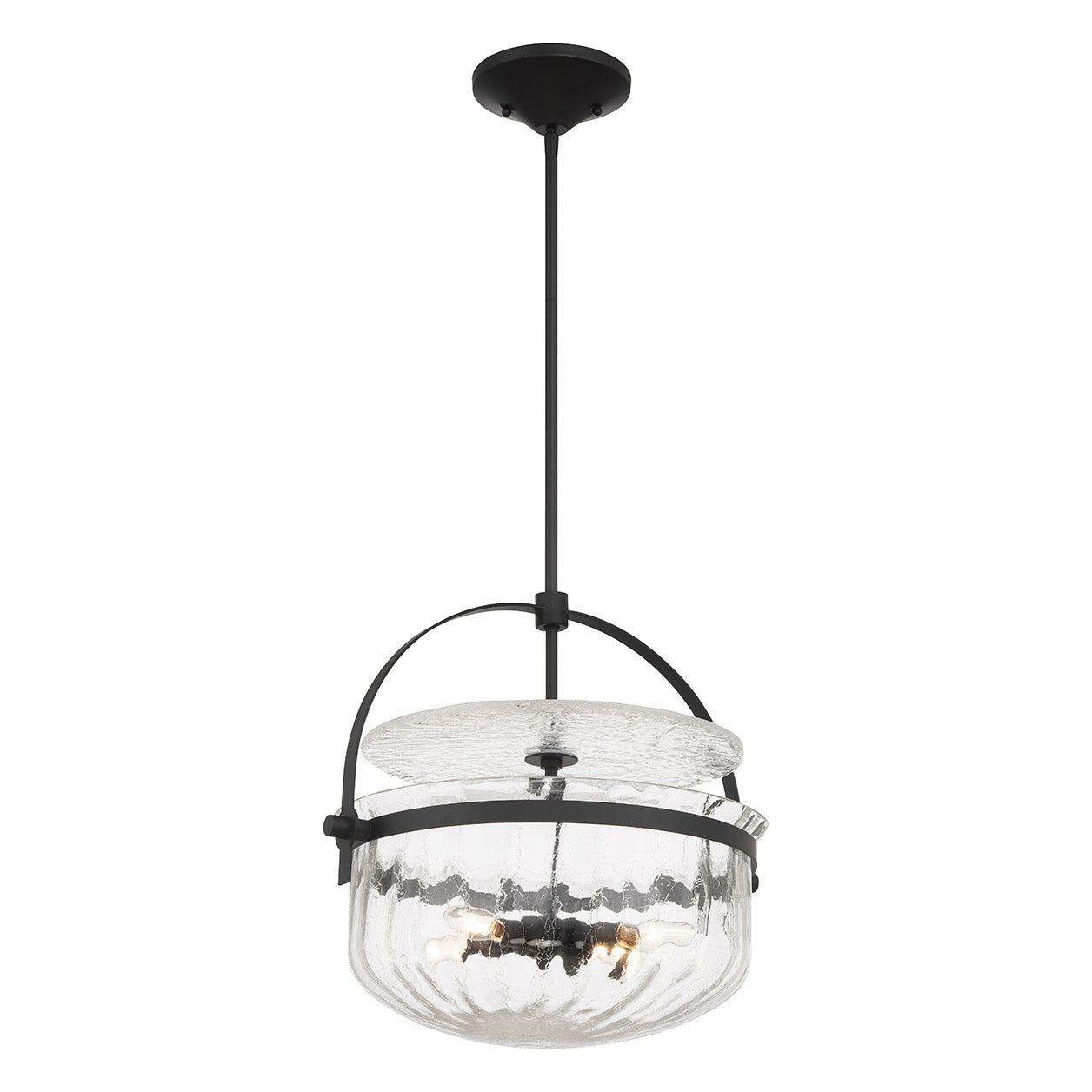 Denmar 4-Light Convertible Semi Flush / Pendant