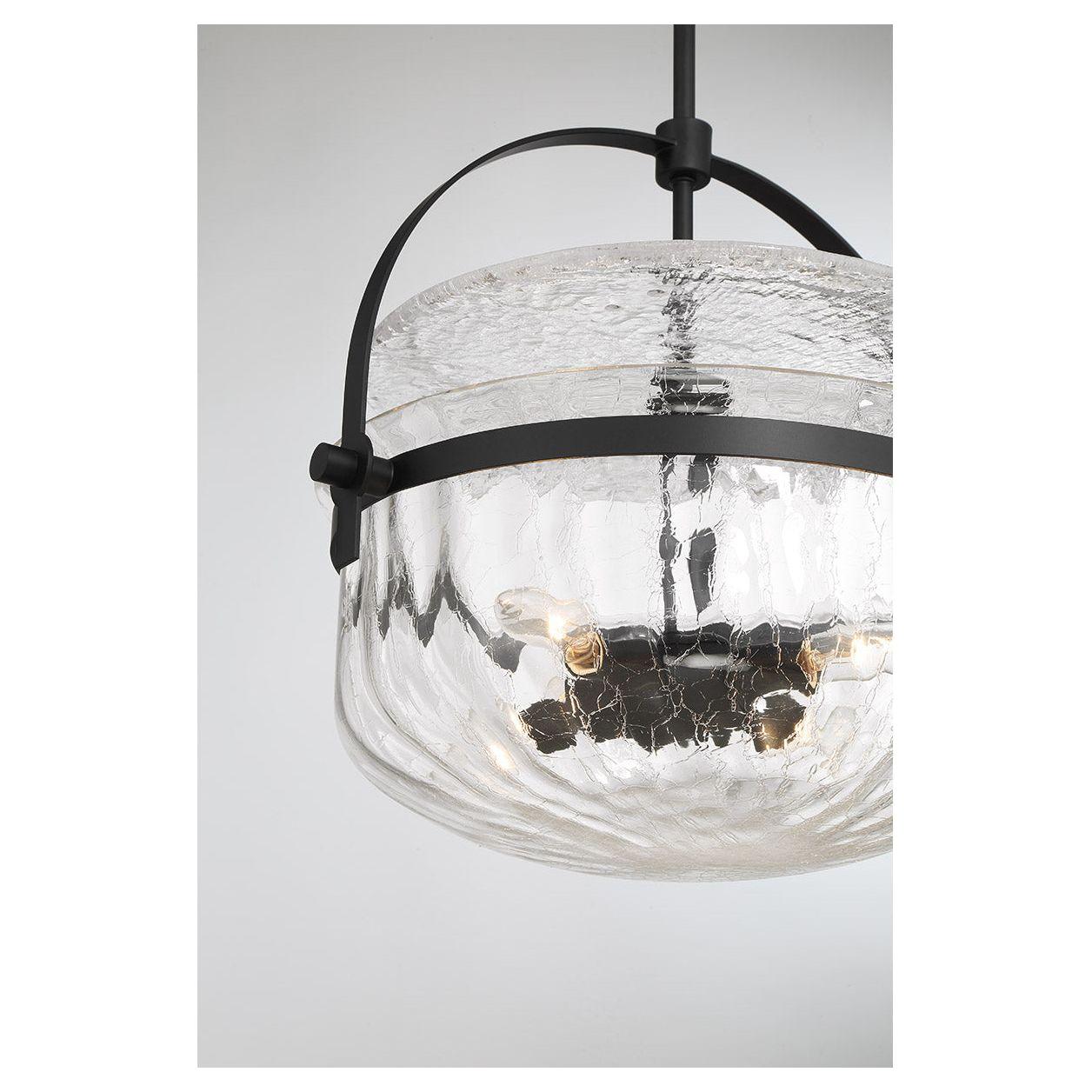 Denmar 4-Light Convertible Semi Flush / Pendant