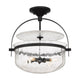 Denmar 4-Light Convertible Semi Flush / Pendant