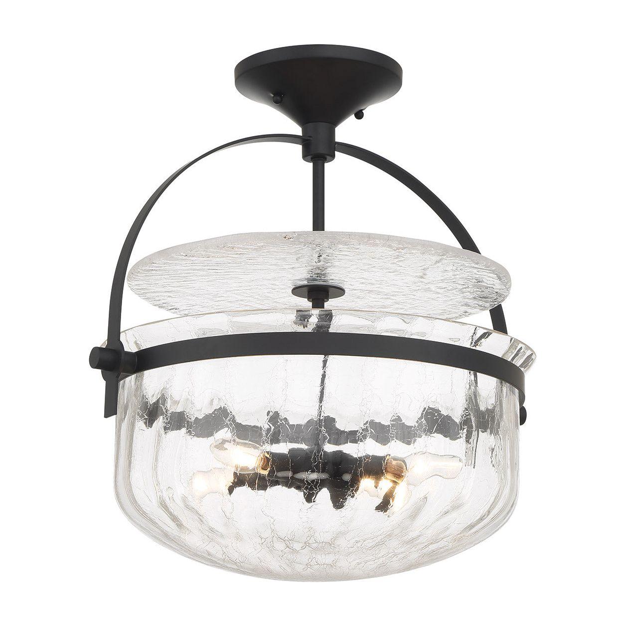 Denmar 4-Light Convertible Semi Flush / Pendant