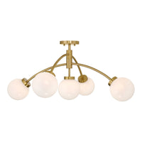 Redfield 5-Light Convertible Semi-Flush / Pendant