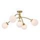 Redfield 5-Light Convertible Semi-Flush / Pendant