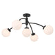 Redfield 5-Light Convertible Semi-Flush / Pendant