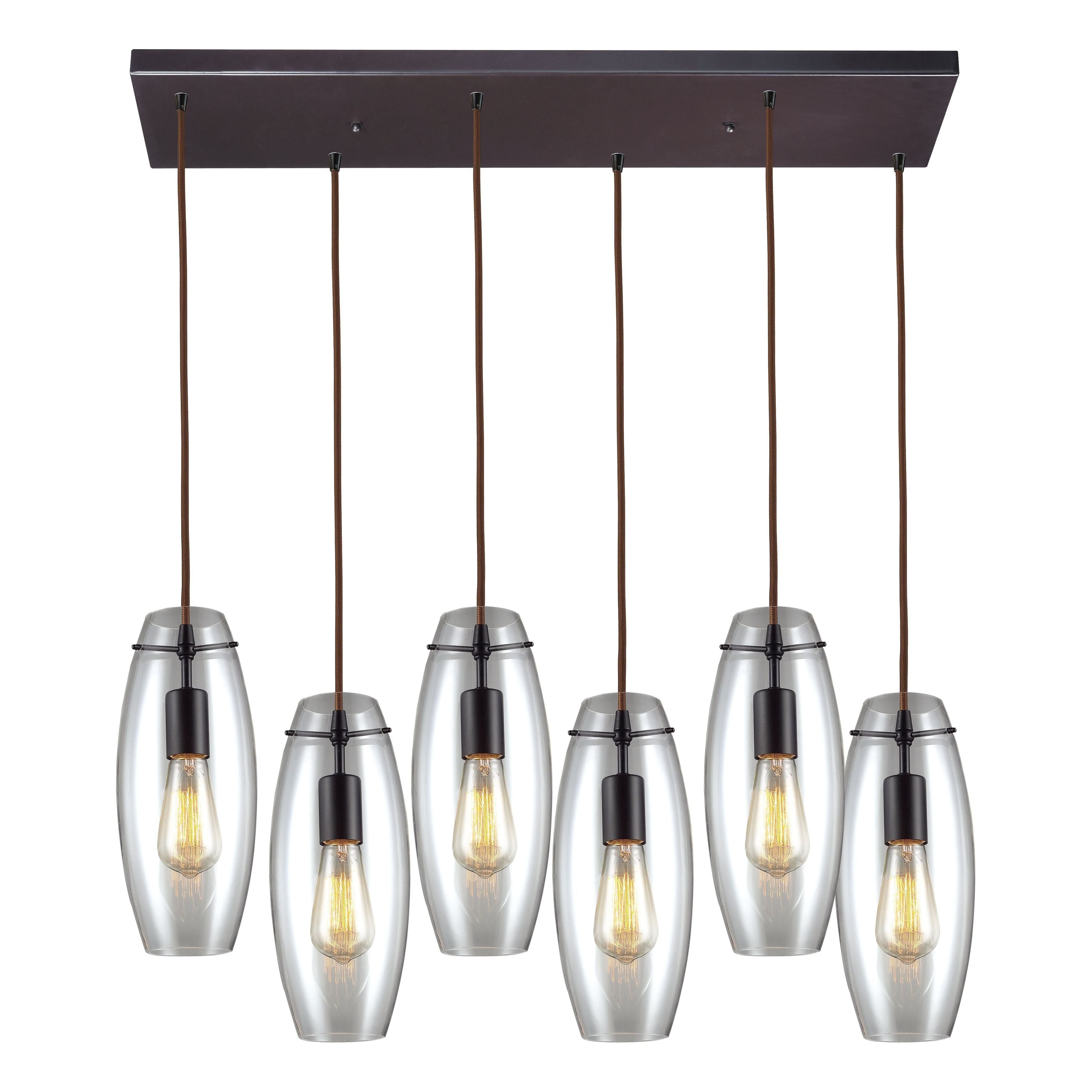 Menlow Park 32" Wide 6-Light Multi Pendant