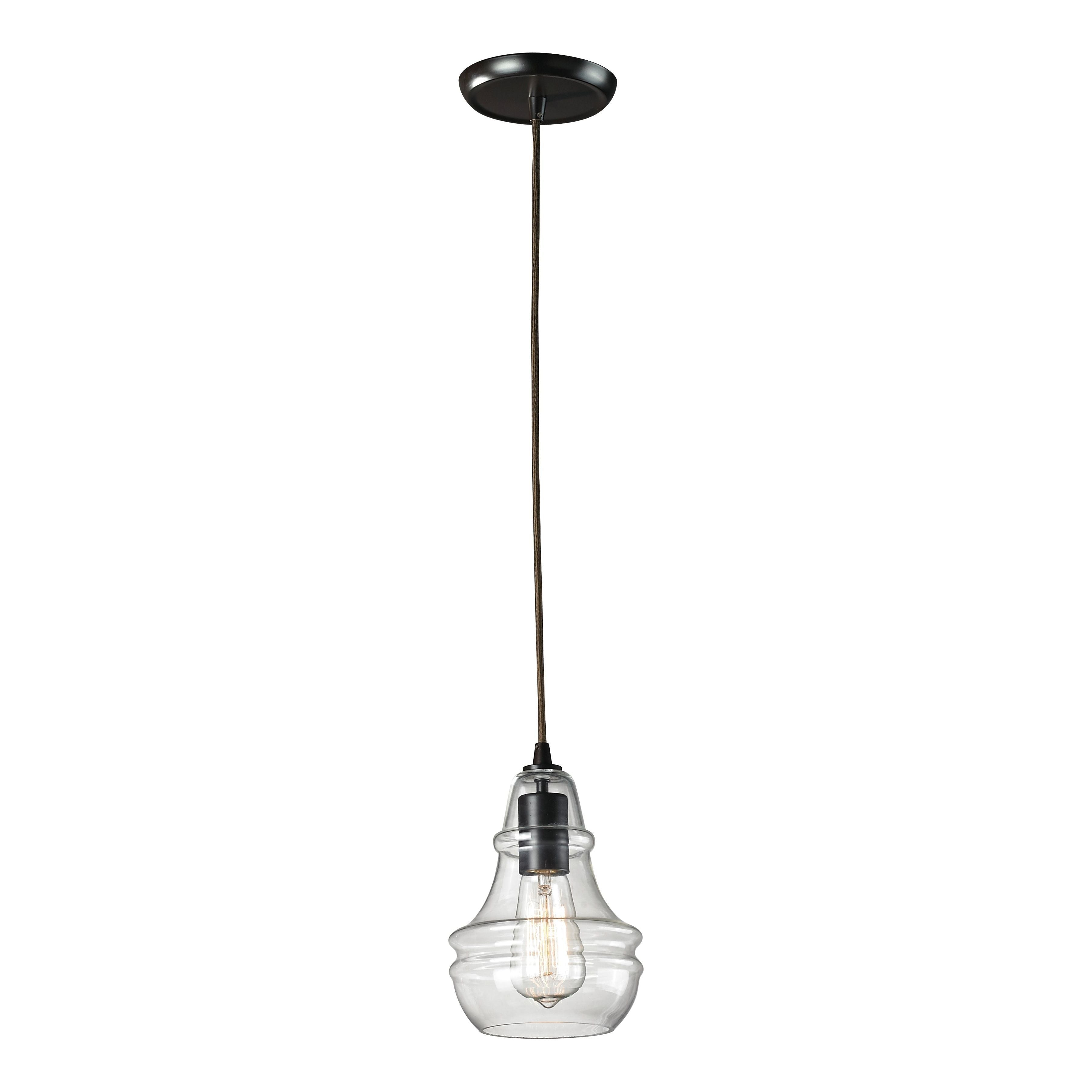 Menlow Park 6" Wide 1-Light Mini Pendant