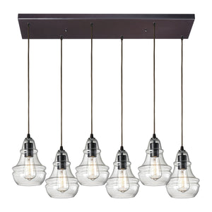 Menlow Park 30" Wide 6-Light Multi Pendant