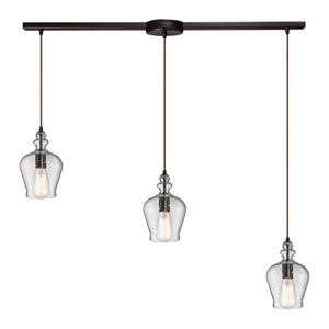 Menlow Park 36" Wide 3-Light Multi Pendant