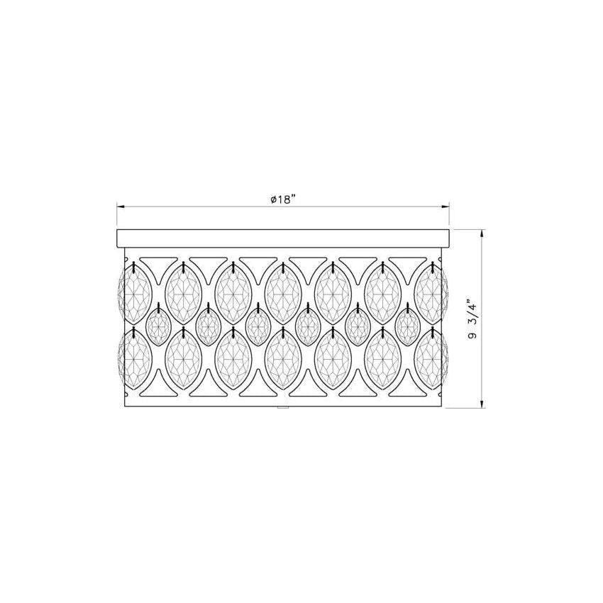 Dealey 5-Light Flush Mount