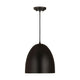 Z Studio 1-Light 12" Dome Pendant