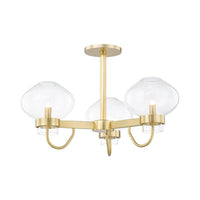 Korey 3-Light Semi Flush