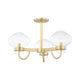 Korey 3-Light Semi Flush