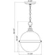 Z-Lite - Peyton 11" 2-Light Pendant - Lights Canada