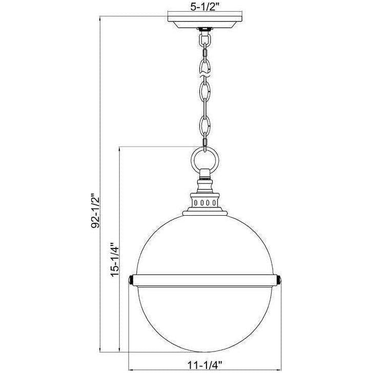Z-Lite - Peyton 11" 2-Light Pendant - Lights Canada