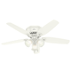 Builder Low Profile Fan with Light 52"