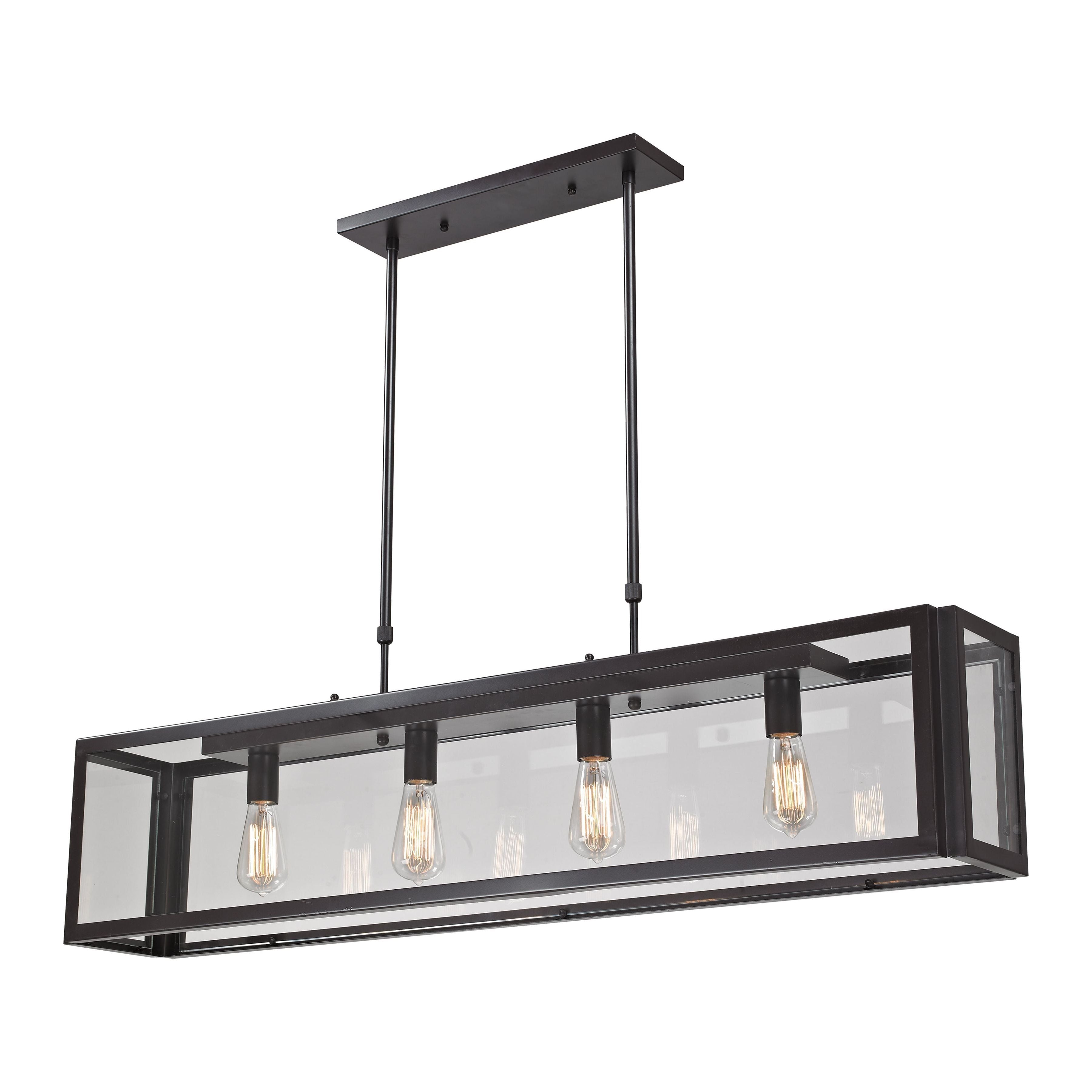 Parameters 47" Wide 4-Light Chandelier