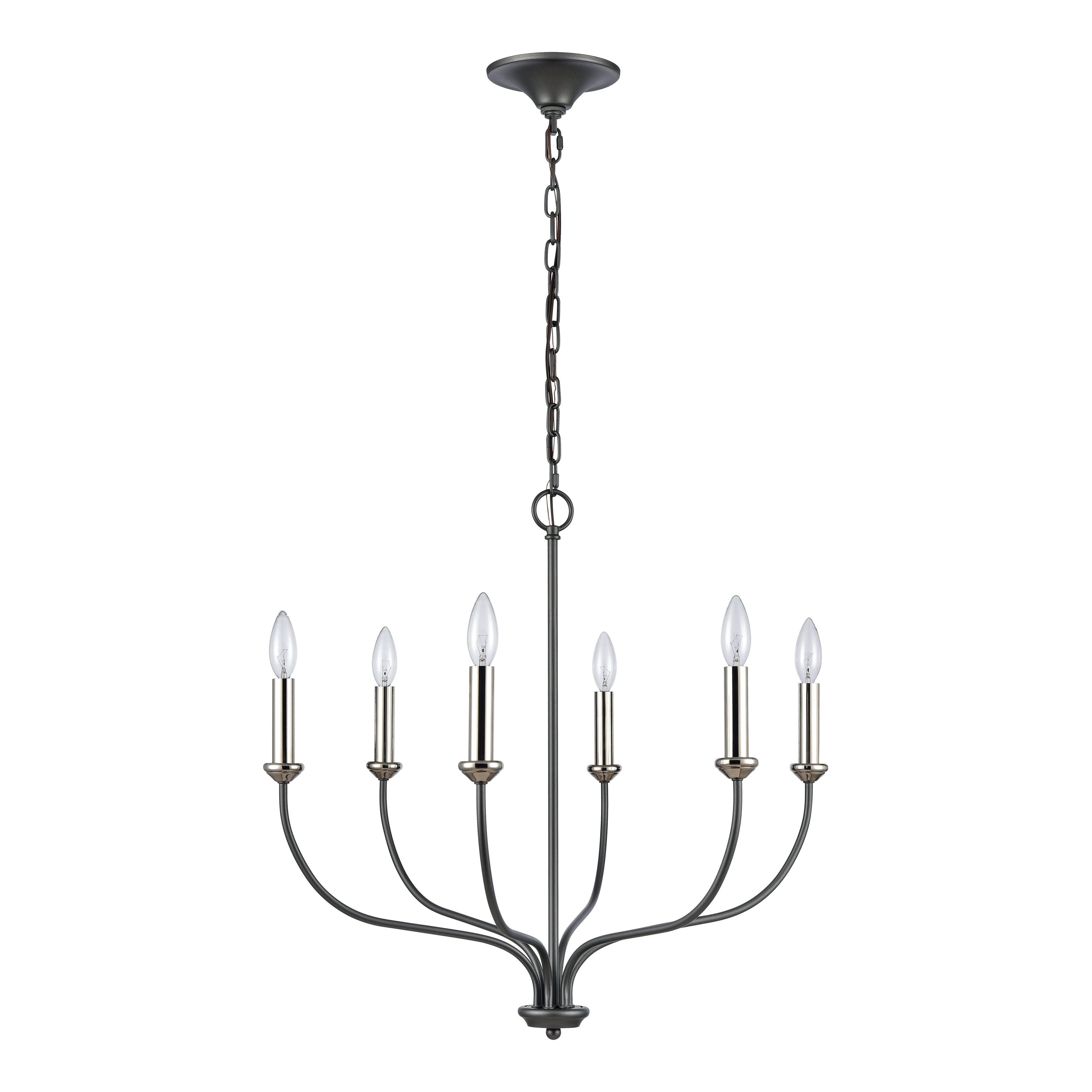 Madeline 25.75" Wide 6-Light Chandelier