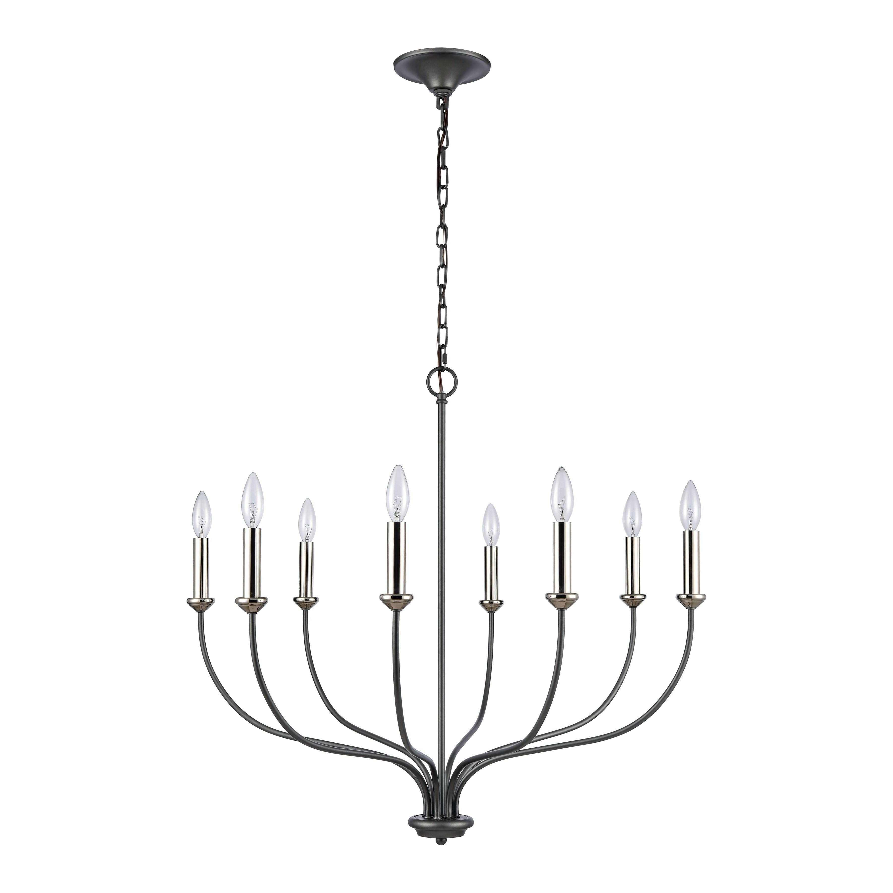 Madeline 32.5" Wide 8-Light Chandelier