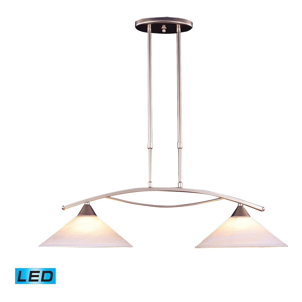 Elysburg 31" Wide 2-Light Linear Chandelier