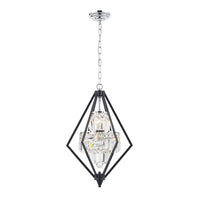 Geometric 5-Light Chandelier