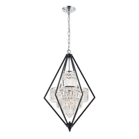 Geometric 8-Light Chandelier