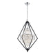 Geometric 8-Light Chandelier