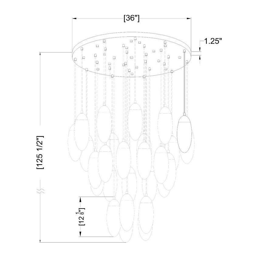 Arden 27-Light Chandelier