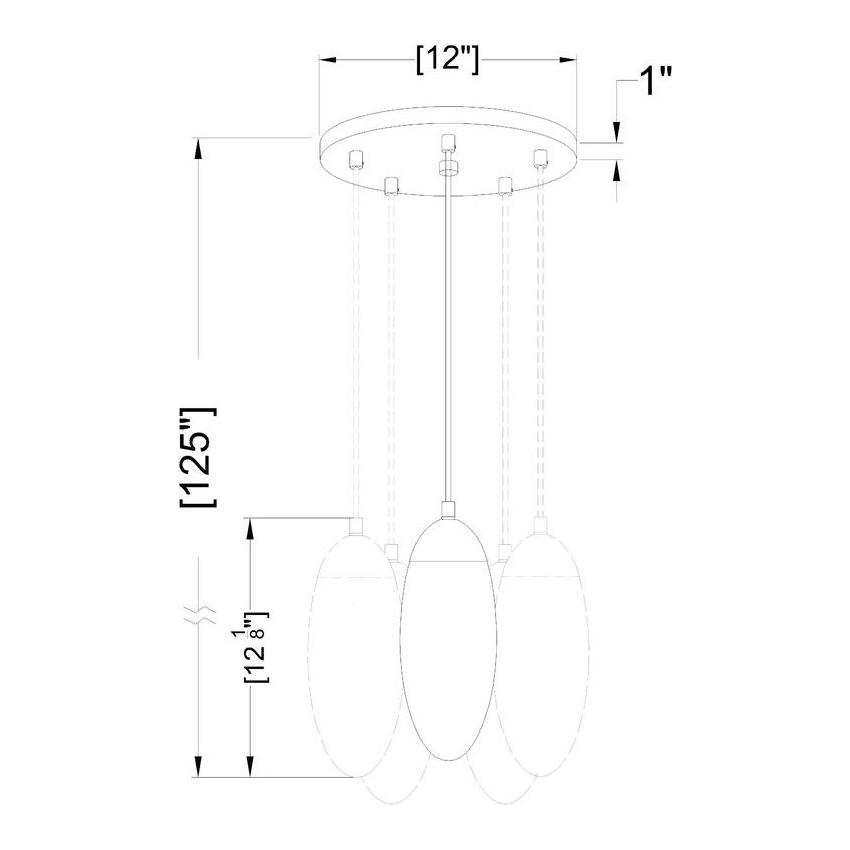 Arden 5-Light Chandelier