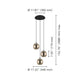 Lemorieta 3-Light Pendant