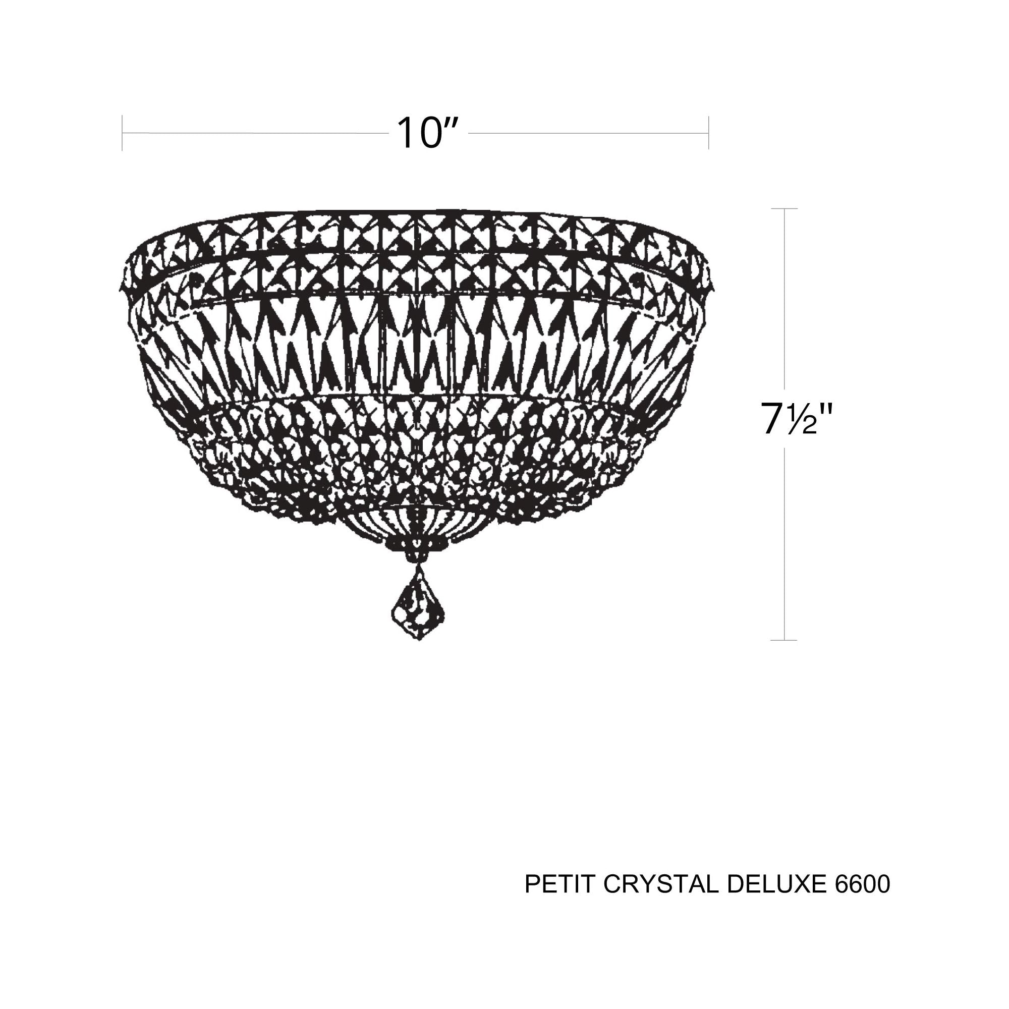 Petit Crystal Deluxe 3-Light Wall Sconce