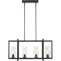Mitte 4-Light Linear Suspension (with Bulbs)