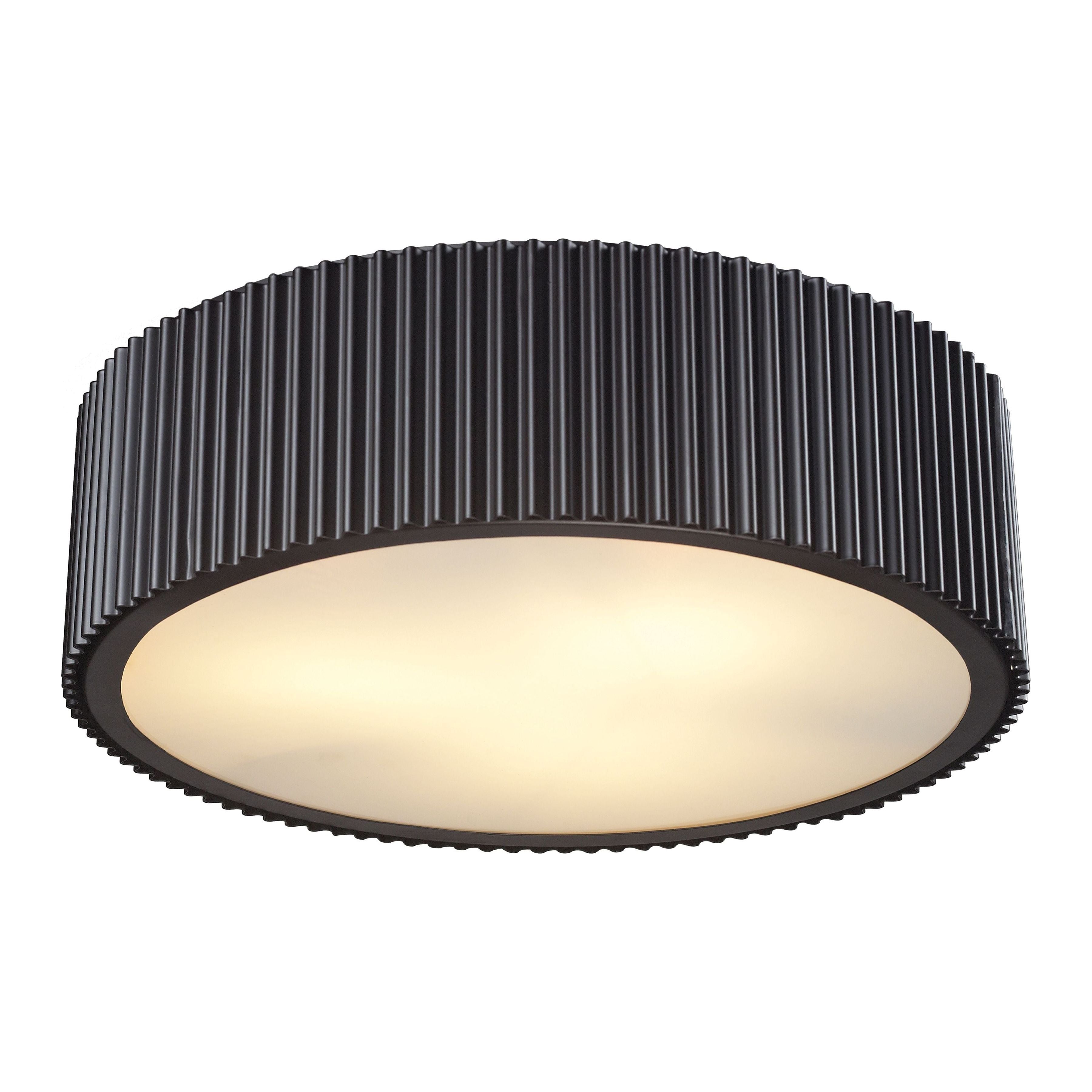 Brendon 17" Wide 3-Light Flush Mount